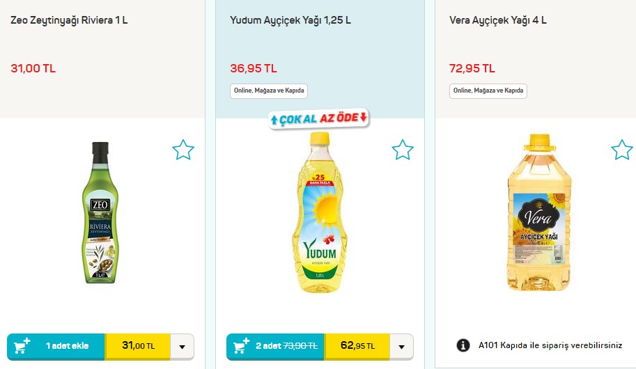 İlk Yetişen Alacak, Kapanın Elinde Kalacak! A101 4 LT Vera Ayçiçek ve Zeo Zeytinyağı Fiyatı İçin Dev İndirim Yaptı