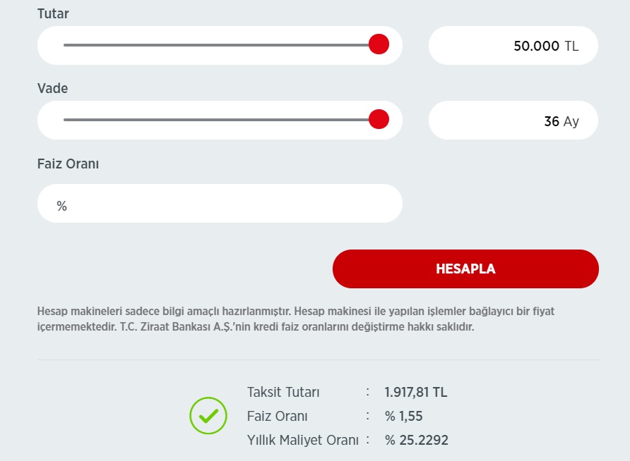 Aralık Ayı Faiz Değişimleri İle Başladı! Banka Banka 50 Bin TL İhtiyaç Kredisi Yeni Hesaplamaları!