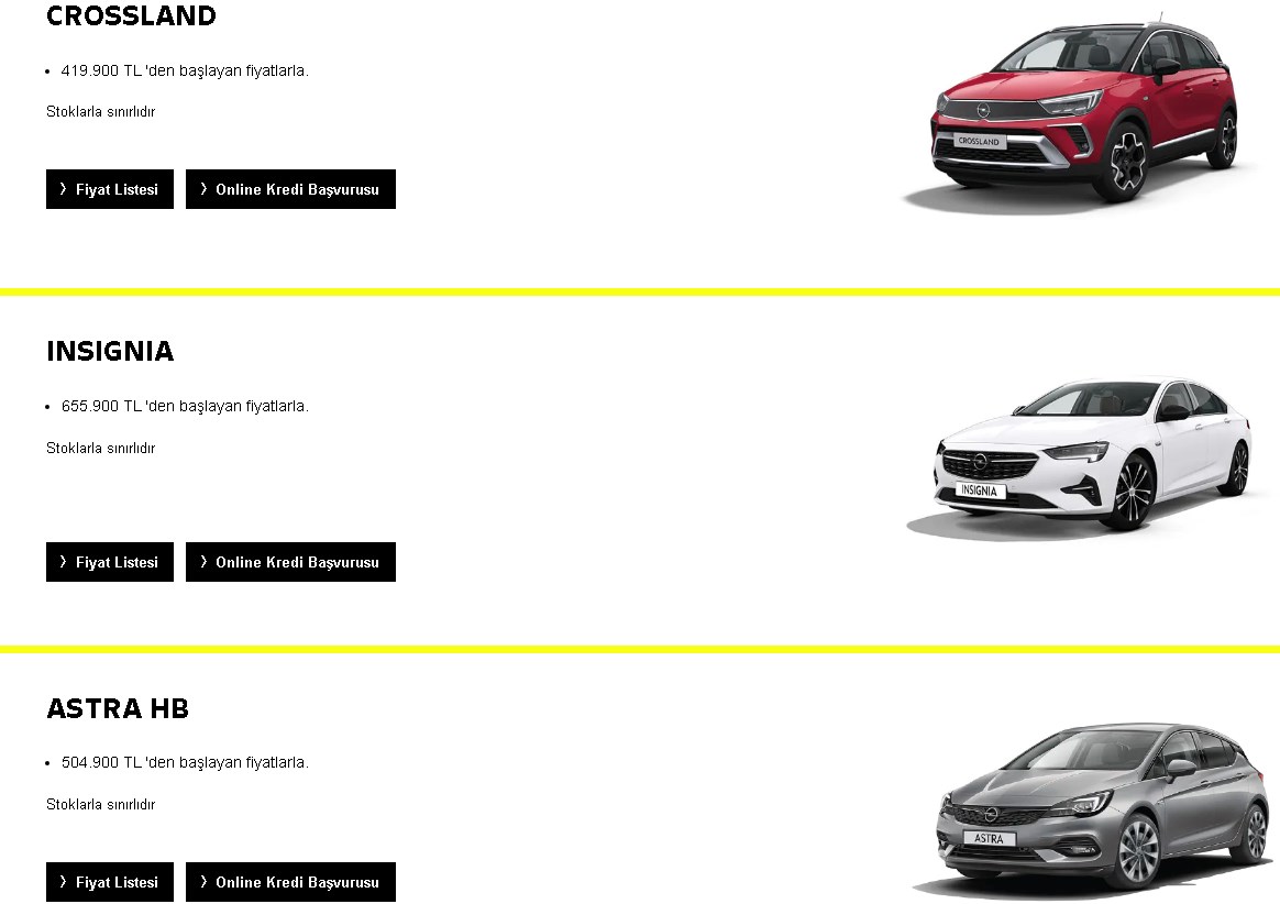 Stoklarla Sınırlı İndirim Fırsatı! OPEL Corsa, Astra, İnsignia 2021 Aralık Fiyatları Açıklandı