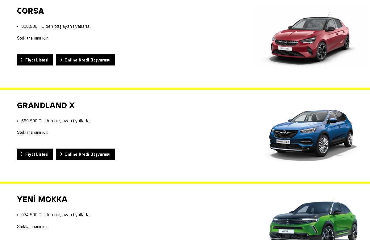 Stoklarla Sınırlı İndirim Fırsatı! OPEL Corsa, Astra, İnsignia 2021 Aralık Fiyatları Açıklandı