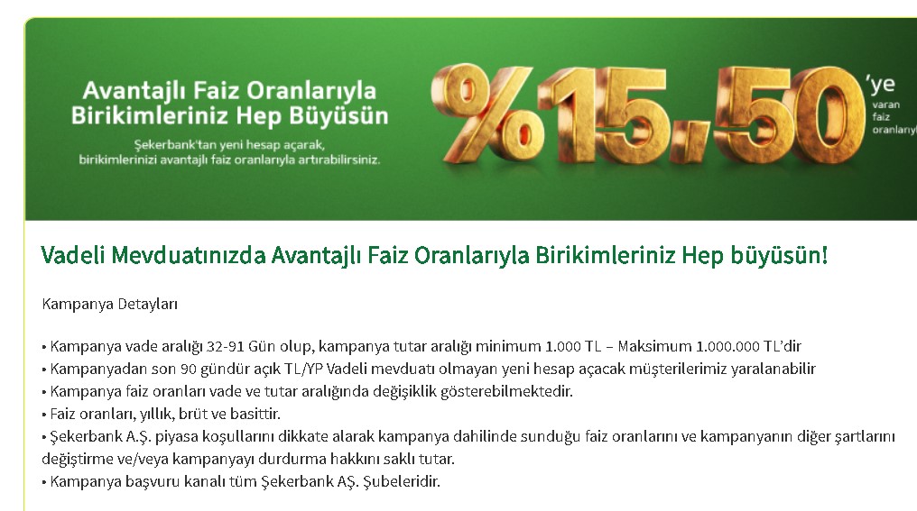 Bankalarda Kapanış Depremi! Devlet Bankaları ve Özel Bankalar Faiz İndirdi, 32 Günlük Vadeli Mevduat Faizleri Dibe Vurdu