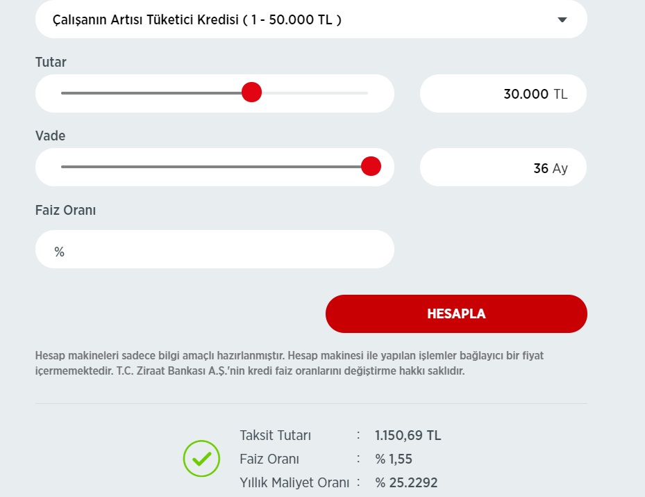 En Ucuz İhtiyaç Kredisi Veren Bankalar! Halkbank, Ziraat Bankası, QNB Finansbank 30 Bin TL Kredi Taksit Hesaplaması!