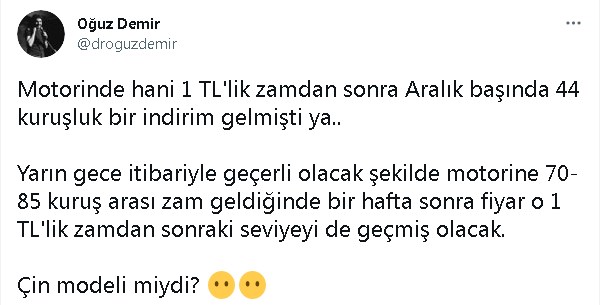 Akaryakıta Yeni Zam İddiası Kuruş Değil TL! Resmileşirse Akşam İstasyonlarda Kuyruk Oluşur