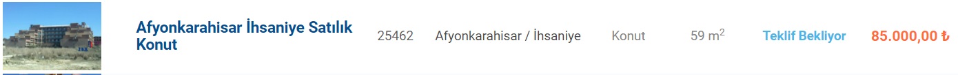 İkinci El Otomobil Alınamayacak Fiyatla Konut Satışı! Halkbank 55 Bin TL'ye, 68 Bin TL'ye, 79 Bin TL'ye 3+1 Ev Satıyor!