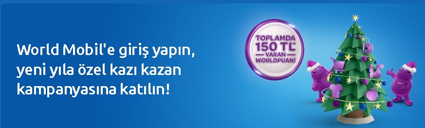 150 TL, 200 TL, 250 TL, 300 TL! Axess, Bonus, World, Paraf Kart Sahipleri Adınıza Tanımlanacak Yılbaşı Kampanyaları