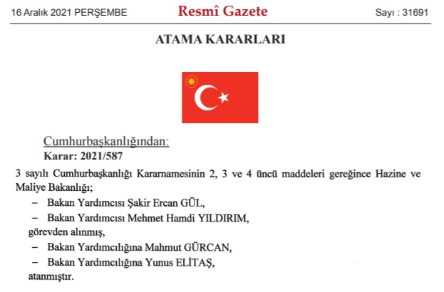 Ekonomi Yönetimine Gece Yarısı Operasyonu! Cumhurbaşkanı Erdoğan İki Bakan Yardımcısı İle İki Genel Müdürü Görevden Aldı