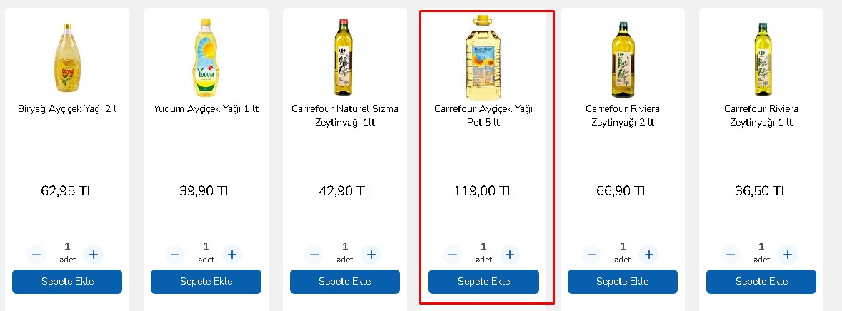 Marketler Birbirine Girdi! 4 LT, 5 LT Ayçiçek Yağı 72.95 TL, 99 TL Stoklar Erimeden Kaçırmayın Herkes Bunu Bekliyordu