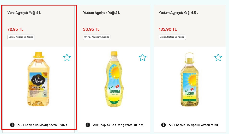 Marketler Birbirine Girdi! 4 LT, 5 LT Ayçiçek Yağı 72.95 TL, 99 TL Stoklar Erimeden Kaçırmayın Herkes Bunu Bekliyordu