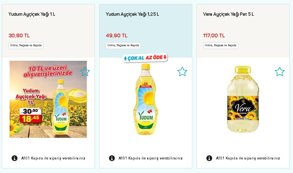 Marketler Birbirine Girdi! 4 LT, 5 LT Ayçiçek Yağı 72.95 TL, 99 TL Stoklar Erimeden Kaçırmayın Herkes Bunu Bekliyordu