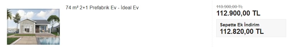 74 Metrekare Tek Katlı, 134 Metrekare Dubleks Villa Tipi Prefabrik Ev Kaç TL'ye Yaptırılır?