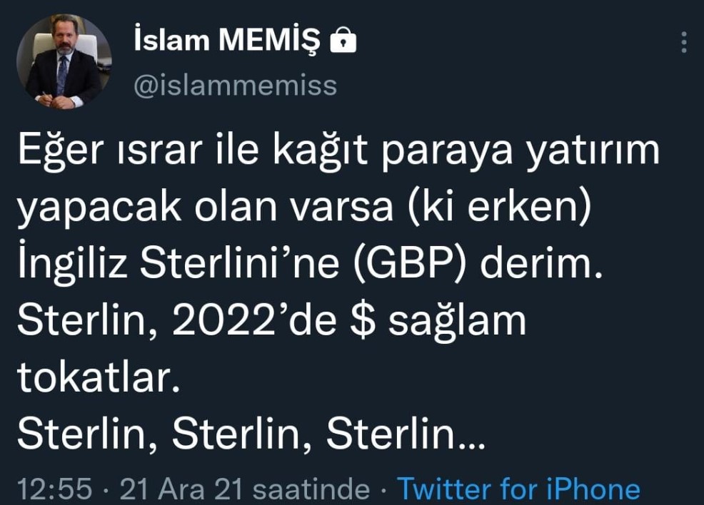 Dün Dolarda Büyük Çöküşü Saatler Önce Bilmişti! İslam Memiş Uyardı: 2022'de Doları Sağlam Tokatlayacak