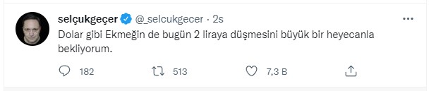 20 TL Olacak Demişti 12.75 TL'ye Düştü! Selçuk Geçer'den Çakılan Kur Sonrası Yeni Rakam