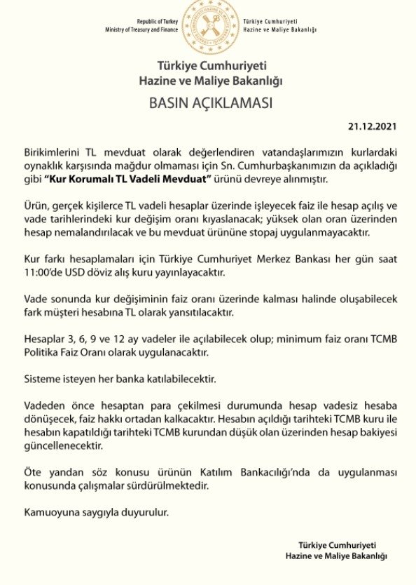 Dolara Dövize Endeksli TL Mevduat Darbesi! Paket Açıklandı, Kurda ve Altın Fiyatlarında Son Durum Ne?