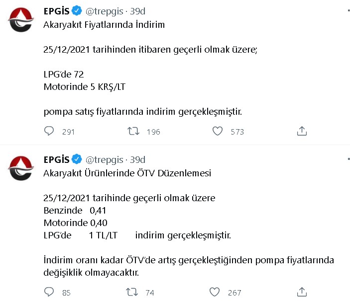Benzin Fiyatlarına Yeni ÖTV Düzenlemesi, Motorin ve Otogaz Fiyatı İçin İndirim Müjdesi Geldi!
