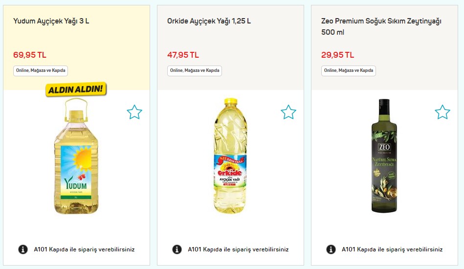 A101'den Akın Ettiren Kampanya! 5 LT Ayçiçek Yağını 66.50 TL'ye Sattı İlgi Çok Olunca Bir İndirim Daha Geldi