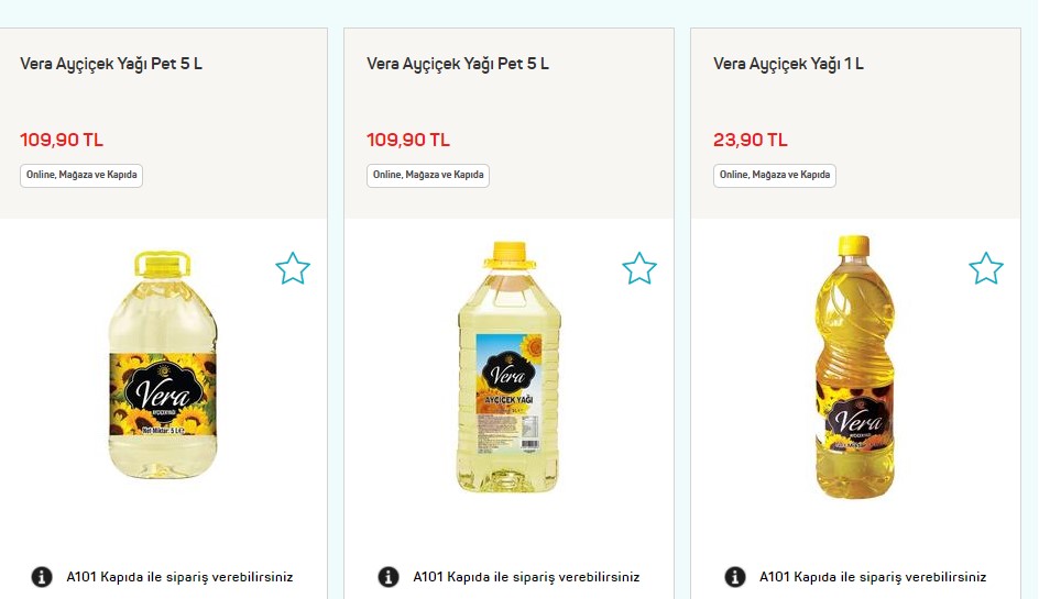 A101'den Akın Ettiren Kampanya! 5 LT Ayçiçek Yağını 66.50 TL'ye Sattı İlgi Çok Olunca Bir İndirim Daha Geldi