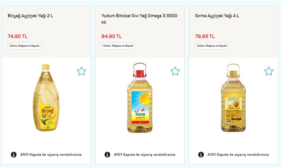 A101'den Akın Ettiren Kampanya! 5 LT Ayçiçek Yağını 66.50 TL'ye Sattı İlgi Çok Olunca Bir İndirim Daha Geldi
