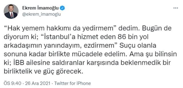 İBB'de İşe Alınan Personellere Teftiş Açılmasına Kılıçdaroğlu ve İmamoğlu'ndan Tepki