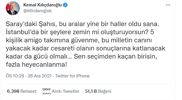 İBB'de İşe Alınan Personellere Teftiş Açılmasına Kılıçdaroğlu ve İmamoğlu'ndan Tepki