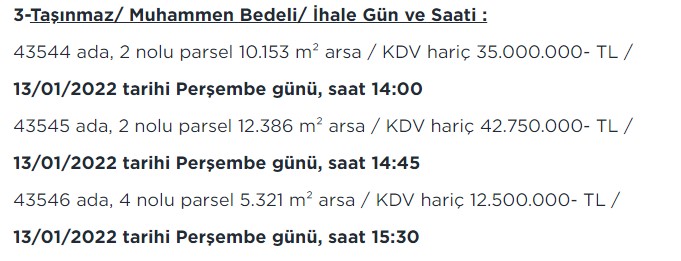 Ankara Yenimahalle İlçesi Susuz Mahallesinde Tarım Krediden Satılık Arsalar