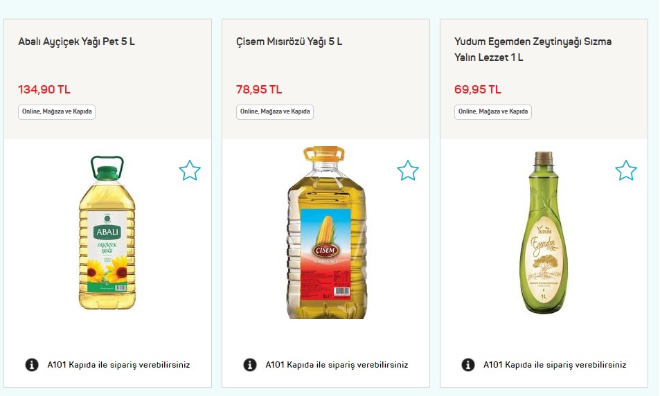 Son Dakika: A101 Sıvıyağ Fiyatları Değişti, 5 Litre Yağ 78.95 TL Oldu! Vera, Komili Yudum Çisem Ayçiçek, Mısırözü Fiyatı