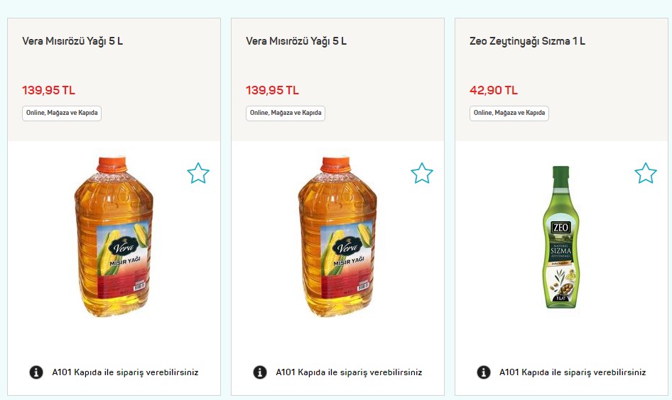 Son Dakika: A101 Sıvıyağ Fiyatları Değişti, 5 Litre Yağ 78.95 TL Oldu! Vera, Komili Yudum Çisem Ayçiçek, Mısırözü Fiyatı