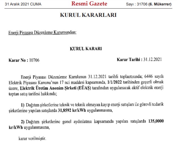 2022 Zamlarla Başladı! Doğalgaz Zammı ve Elektrik Fiyatları İçin Dev Zam Son Dakika Olarak Duyuruldu