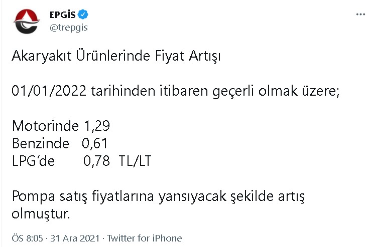 Akaryakıta Rekor Zam Resmen Açıklandı! Motorin, Benzin ve LPG Otogaz Fiyatlarına Ne Kadar Zam Geldi?