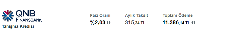Acil Nakit İhtiyacı Olanlar Dikkat! 309 Lira Taksitle QNB, İş Bankası, Denizbank İhtiyaç Kredisi
