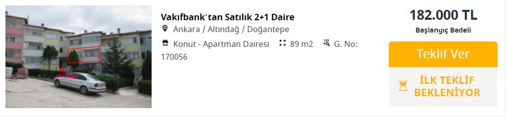 Bu Fırsat Yılda Bir Defa Gelir! Vakıfbank Çok Sayıda Şehirde 66 Bin TL'ye, 79 Bin TL'ye Konut Satıyor!