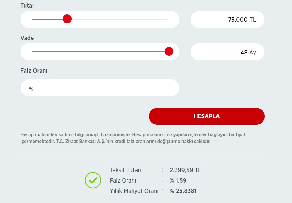 Ziraat Bankası Sıfır Ve İkinci El Araçlar İçin Veriyor! 75 Bin TL Taşıt Kredisi Maliyeti Ne Kadar?