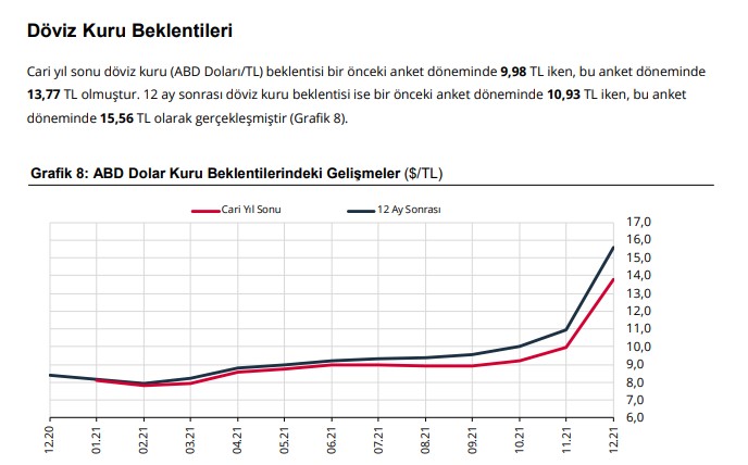 Merkez Bankası 2022 Yıl Sonu Dolar Kuru Tahmini Açıklandı: Aralık Ayında 1 Dolar Kaç TL Olacak?