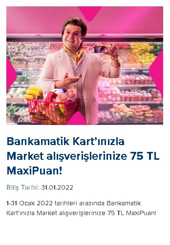 Market Zamları Sonrası Bulunmaz Nimet! İş Bankası Market Alışverişlerine 75 TL Hediye Veriyor!