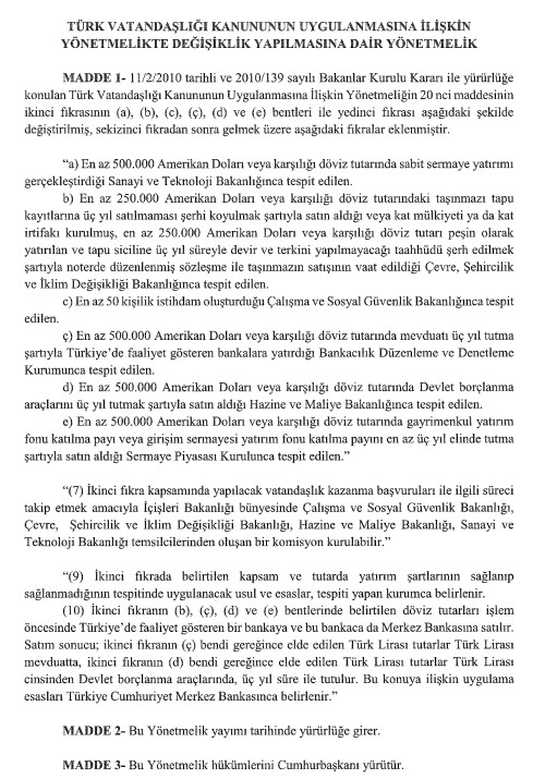 Son Dakika: Türk Vatandaşlığı Kanunu Değişti! Ev Alan Yabancıya Vatandaşlık İçin 2022 Koşulları Belirlendi