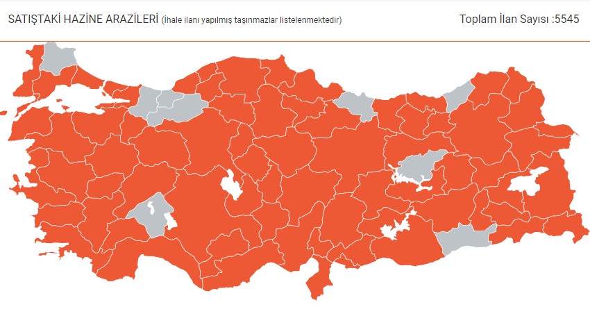 Arsanın Metrekaresi Değil Tamamı Bu Fiyata: Hazine Arazilerinin Satışı İçin 73 İlde Milli Emlak 5 Bin İlan Yayımladı