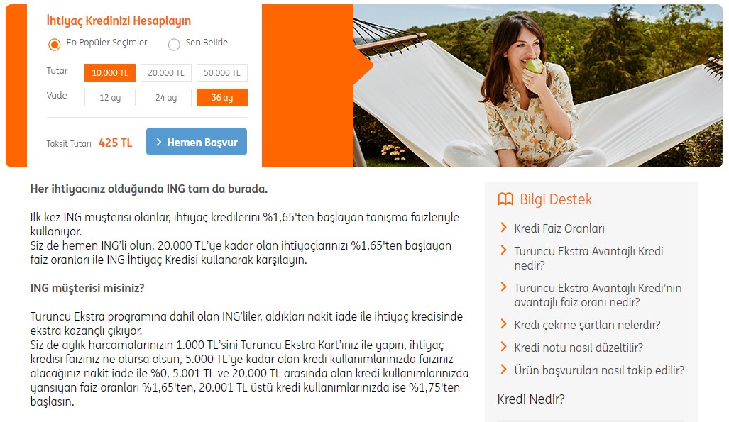 ING Bank İhtiyaç Kredisi Faiz Oranlarını Düşürdü! İhtiyaç Kredisinde Lider Bankaya Talep Yağıyor!