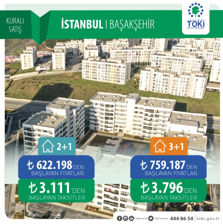 İstanbul'da Alev Alan Konut Fiyatlarına TOKİ İndirimi Geldi! Ucuz 2+1 ve 3+1 Sosyal Konut Başvuruları Başladı