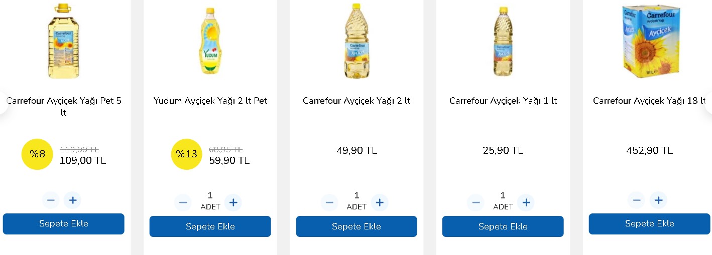İndirim Yapan Yapana, 3 LT Yağ Fiyatı 36.95 TL! Migros, Carrefour, A101, Şok, BİM En Ucuz  Ayçiçek Yağı Hangi Markette?