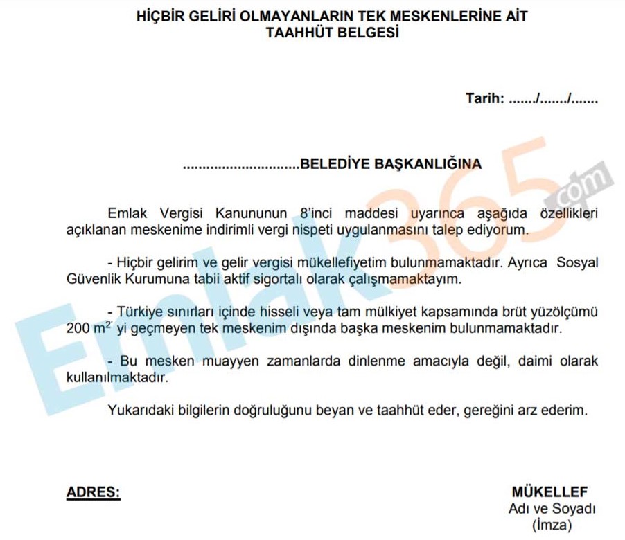 Bu Listedeyseniz Tek Bir Dilekçe İle Emlak Vergisi Ödemeyecekseniz, Geriye Dönük Ödeğiniz Para Varsa Geri Alacaksınız!