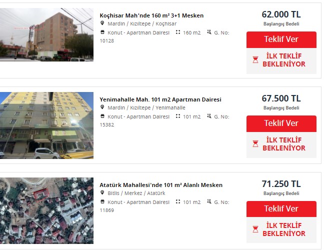 Ziraat Bankası Eski Binada 160 m2 Boş 3+1  Daireyi 62 Bin TL Verene Satacak