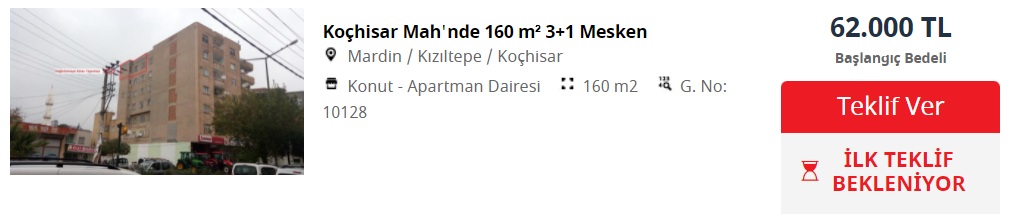 Ziraat Bankası 95 Metrekare Evi 45 Bin TL'ye 100 Metrekare Evi 109 Bin TL'ye Satışa Çıkardı!