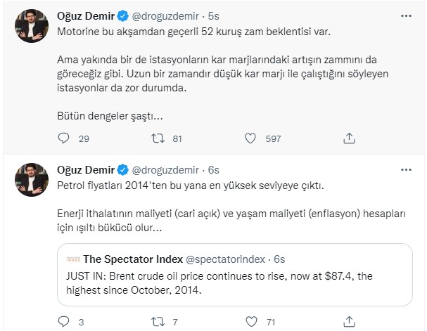 Petrol Fiyatları Son 7 Senenin Zirvesine Tırmandı, Motorine Son Dakika Zam Haberi Geldi: 52 Kuruş Zam Bekleniyor!