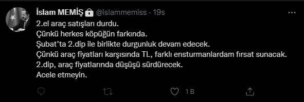 İslam Memiş İkinci El Araç Alacakları Uyardı! Araç Fiyatlarının Düşeceği Tarihi Açıkladı!