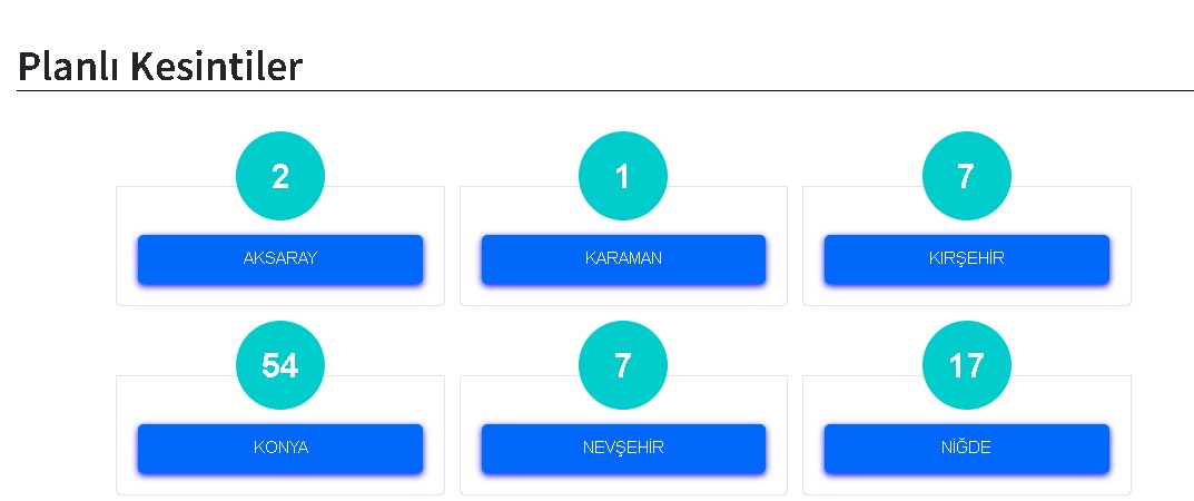 MEDAŞ Elektrik Kesintisi: Konya'da Planlı Elektrik Kesintisi Yapılacak İlçeler, Mahalleler Hangileri?