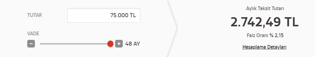 Otomobil Alacaklara Nakit Destek! Akbank, Denizbank, İş Bankası 75 Bin TL Taşıt Kredisi Taksit Hesaplaması!