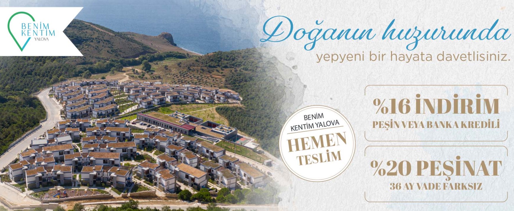 Emlak Konut Hemen Teslim Projesini Satışa Çıkardı: Denize Sıfır Benim Kentim Yalova Projesi