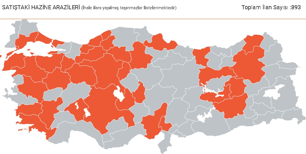 Emlak Vergisinde 5 Yıllık Muafiyet, Sıfır Tapu Harcı, KDV! Milli Emlak 40 İlde Satılık Hazine Arazileri, Arsa Satışları