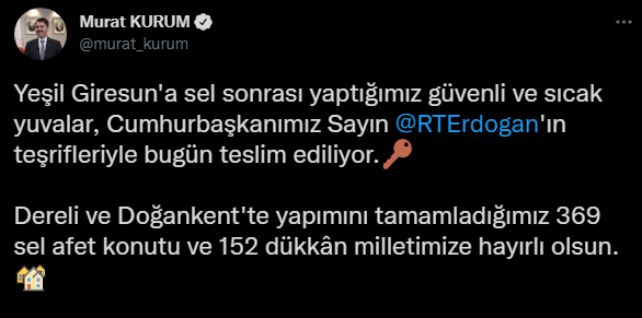 Cumhurbaşkanı Erdoğan'ın Giresun Miting Programı Belli Oldu! Giresun Toplu Açılış Töreni Ne Zaman Nerede Yapılacak?