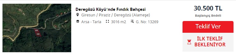 Ziraat Bankası'ndan 60 Bin TL'ye Müstakil Ev, 30 Bin TL'ye Tarla, 85 Bin TL'ye Konut Satılıyor