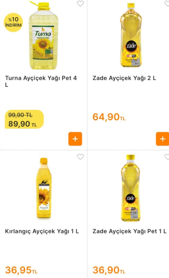 Şubat Ayı İndirimlerle Başladı! En Ucuz Migros, Carrefour, Şok, Bim, A101 Sole Evin, Yudum, Turna 5 LT Yağ Fiyatları